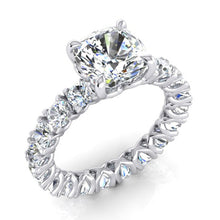 Afbeelding in Gallery-weergave laden, Kussen Jubileum Band Ring 4 Kt. Gouden Damesjuwelen