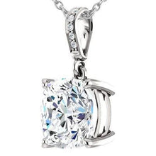 Afbeelding in Gallery-weergave laden, Kussen en rond geslepen 3,25 ct. Diamanten hanger ketting goud 14K - harrychadent.nl