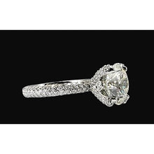 Afbeelding in Gallery-weergave laden, Massief 14K witgouden verlovingsring met diamanten 4,50 karaat - harrychadent.nl