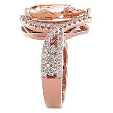 Afbeelding in Gallery-weergave laden, Morganite Cocktail Ring