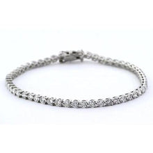 Afbeelding in Gallery-weergave laden, Natuurlijk Dames Diamanten Tennisarmband 4,40 karaat Witgoud 14K - harrychadent.nl