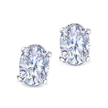 Afbeelding in Gallery-weergave laden, Ovaal geslepen diamant F Vs1 Stud Earring 1,50 karaat witgoud 14K - harrychadent.nl