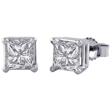 Afbeelding in Gallery-weergave laden, Princess Cut 3.50 Ct Diamanten Dames Oorknopjes Wit Goud 14K - harrychadent.nl