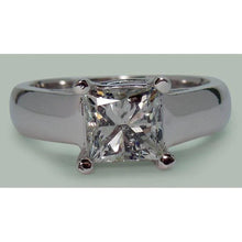 Afbeelding in Gallery-weergave laden, Prinses Echt Diamanten Solitaire Ring