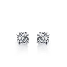 Afbeelding in Gallery-weergave laden, GIA-gecertificeerd Echte Rond Geslepen 1,80 Karaat Echt Diamanten Oorknopjes Wit Goud 14K