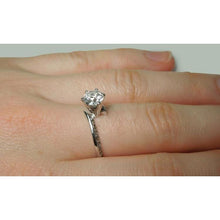 Afbeelding in Gallery-weergave laden, Ronde Diamanten jubileum ring 1,36 karaat sieraden Nieuw wit goud 14k - harrychadent.nl