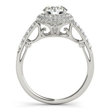 Afbeelding in Gallery-weergave laden, Ronde Diamond Engagement Fancy Halo Ring 2,50 karaat witgoud 14K - harrychadent.nl