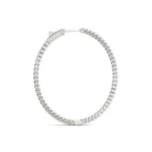 Afbeelding in Gallery-weergave laden, Ronde briljante diamanten hoepel oorbellen 1,75 ct. F Vvs1 diamanten oorbel - harrychadent.nl