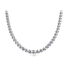 Afbeelding in Gallery-weergave laden, Ronde diamanten 13 karaat dames tennis ketting wit goud 14K - harrychadent.nl