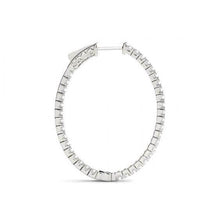 Afbeelding in Gallery-weergave laden, Ronde diamanten 1.60 karaat witgouden oorringen Lady Earring Nieuw - harrychadent.nl