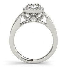 Afbeelding in Gallery-weergave laden, Ronde diamanten Halo-verlovingsring 2,25 karaat witgoud 14K - harrychadent.nl
