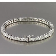 Afbeelding in Gallery-weergave laden, Ronde diamanten armband 9 karaat damessieraden - harrychadent.nl