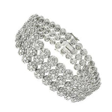 Afbeelding in Gallery-weergave laden, Ronde diamanten damesarmband Gouden sieraden Nieuw 12 karaat - harrychadent.nl