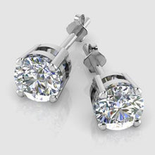 Afbeelding in Gallery-weergave laden, Ronde diamanten oorbel van 1,5 ct - harrychadent.nl