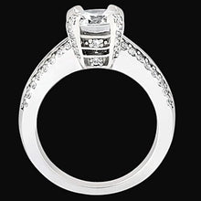 Afbeelding in Gallery-weergave laden, echte round diamant 1.45karaat ring zijaanzicht