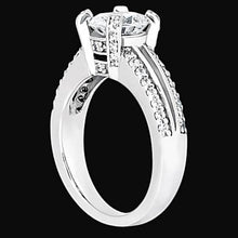 Afbeelding in Gallery-weergave laden, echte round diamant 1.45karaat ring close-up detail