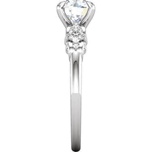 Afbeelding in Gallery-weergave laden, Ronde diamanten verlovingsring filigraan 1,66 karaat witgoud 14K - harrychadent.nl