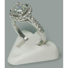 Afbeelding in Gallery-weergave laden, Ronde verlovingsring Solitaire 2,72 karaat witgoud 14K - harrychadent.nl