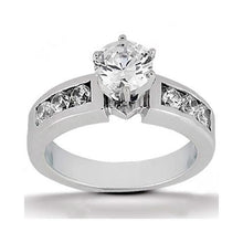 Afbeelding in Gallery-weergave laden, echte round diamant 1.70karaat ring vooraanzicht
