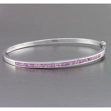 Afbeelding in Gallery-weergave laden, Roze saffier armband 5 karaat dames sieraden wit goud - harrychadent.nl