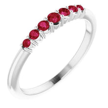 Afbeelding in Gallery-weergave laden, Ruby Stones Edelsteen Ring 1.90 Karaat Wit Goud 14K - harrychadent.nl