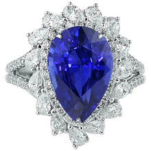 Afbeelding in Gallery-weergave laden, echte round diamant 4karaat ring vooraanzicht