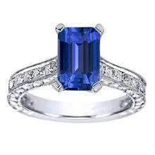 Afbeelding in Gallery-weergave laden, echte diamant 3.50karaat ring vooraanzicht