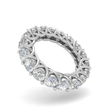 Afbeelding in Gallery-weergave laden, Schitterende diamanten 4 ct. Eeuwigheid Trouwring Vrouwen Sieraden - harrychadent.nl