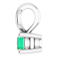 Afbeelding in Gallery-weergave laden, Solitaire Hanger Groene Smaragd 2,50 Karaat Dames Sieraden Nieuw - harrychadent.nl