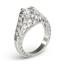 Afbeelding in Gallery-weergave laden, Solitaire Met Accent 1,50 Ct. Diamanten witgouden verlovingsring - harrychadent.nl
