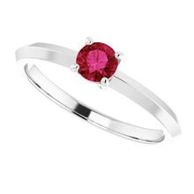 Afbeelding in Gallery-weergave laden, Solitaire Ruby Ring 1,25 Karaat 4 Prong Setting Sieraden Nieuw - harrychadent.nl