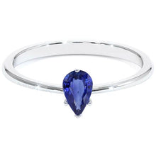 Afbeelding in Gallery-weergave laden, echte pear diamant 2karaat ring vooraanzicht