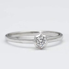 Afbeelding in Gallery-weergave laden, Solitaire diamanten ring 0,75 karaat witgoud 14K - harrychadent.nl