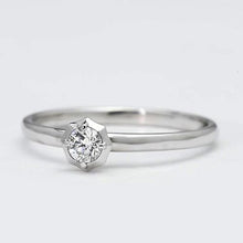 Afbeelding in Gallery-weergave laden, Solitaire diamanten ring 0,75 karaat witgoud 14K - harrychadent.nl