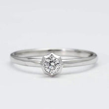 Afbeelding in Gallery-weergave laden, Solitaire diamanten ring 0,75 karaat witgoud 14K - harrychadent.nl