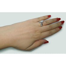 Afbeelding in Gallery-weergave laden, Solitaire diamanten ring wit goud 14K 2 karaat markiezin geslepen - harrychadent.nl