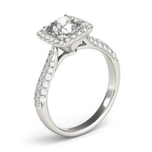 Afbeelding in Gallery-weergave laden, echte round diamant 1karaat ring vooraanzicht