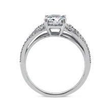 Afbeelding in Gallery-weergave laden, Sprankelende 2,65 karaat ronde diamanten solitaire met accenten Ring sieraden - harrychadent.nl