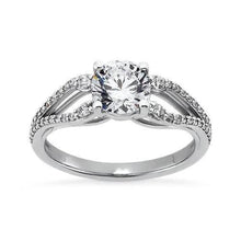 Afbeelding in Gallery-weergave laden, Sprankelende 2,65 karaat ronde diamanten solitaire met accenten Ring sieraden - harrychadent.nl