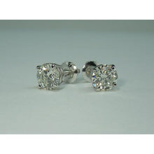 Afbeelding in Gallery-weergave laden, Sprankelende ronde diamanten 3,00 karaat oorknopjes wit goud 14K - harrychadent.nl
