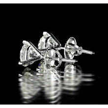 Afbeelding in Gallery-weergave laden, Stud Earring Martini Set Ronde Diamant Wit Goud 14K - harrychadent.nl
