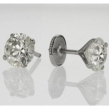 Afbeelding in Gallery-weergave laden, Stud Earring Ronde Diamant 1,60 Karaat Wit Goud 14K - harrychadent.nl