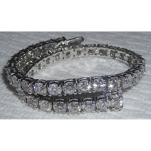 Afbeelding in Gallery-weergave laden, Tennisarmband 10.08 karaat diamanten sprankelend wit goud - harrychadent.nl