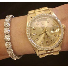 Afbeelding in Gallery-weergave laden, Tennisarmband Met 21 Karaat Diamanten