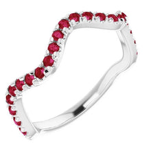 Afbeelding in Gallery-weergave laden, Trouwring Red Ruby 1,20 karaat - harrychadent.nl