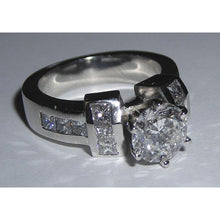 Afbeelding in Gallery-weergave laden, Verlovingsset met prinses en ronde diamanten 6,61 karaat - harrychadent.nl