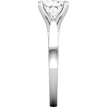 Afbeelding in Gallery-weergave laden, Vintage stijl 2 karaat prinses diamanten solitaire ring wit goud 14K - harrychadent.nl