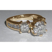 Afbeelding in Gallery-weergave laden, Vrouwen diamanten verlovingsring 4,51 ct. Witgouden sieraden - harrychadent.nl