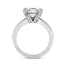 Afbeelding in Gallery-weergave laden, Vrouwen diamanten verlovingsring wit goud 14K 1,41 Ct. Nieuw- harrychadent.nl