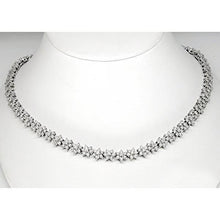 Afbeelding in Gallery-weergave laden, Wit goud 14K ronde geslepen 15 karaat diamanten dames ketting - harrychadent.nl